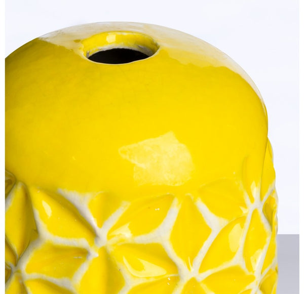 Repoto Vase, Yellow, 7.75