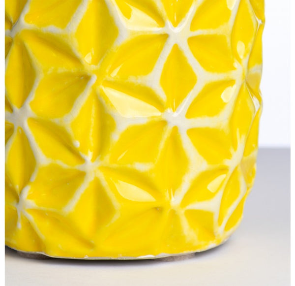 Repoto Vase, Yellow, 7.75