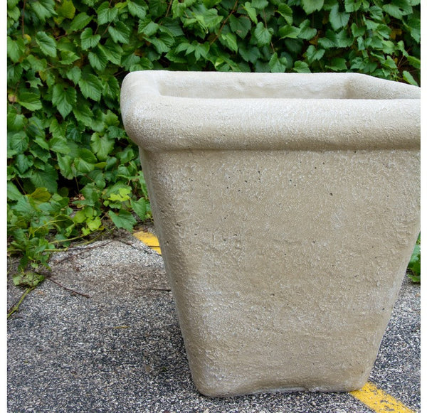 Limestone Planter, Tapered, 25