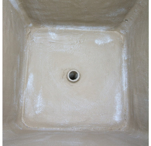 Limestone Planter, Tapered, 25