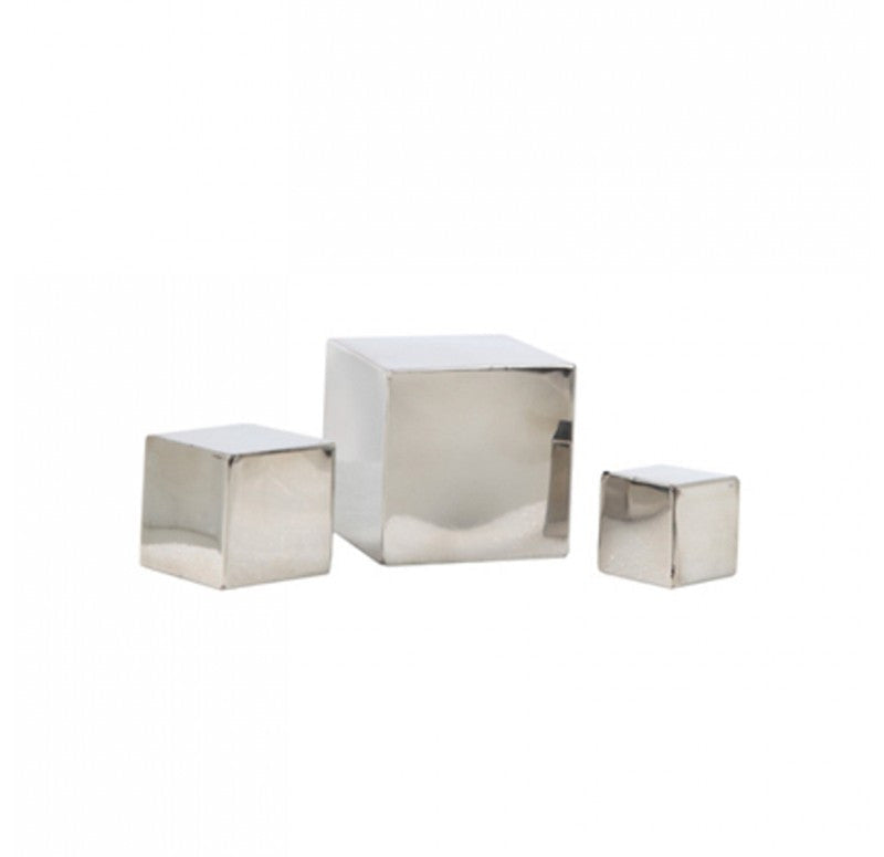 Gold Leaf Design Group Stainless Steel Cube - Set/6 | Home Accents | Modishstore-3