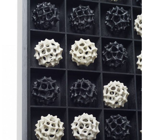 Shadow Box with Pollen Sculptures by Gold Leaf Design Group | Wall Decor | Modishstore-2