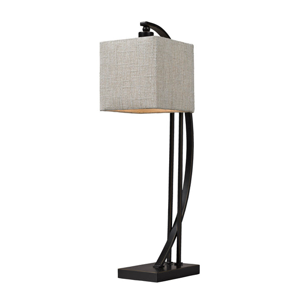Dimond Lighting Arched Metal Table Lamp In Madison Bronze | Modishstore | Table Lamps