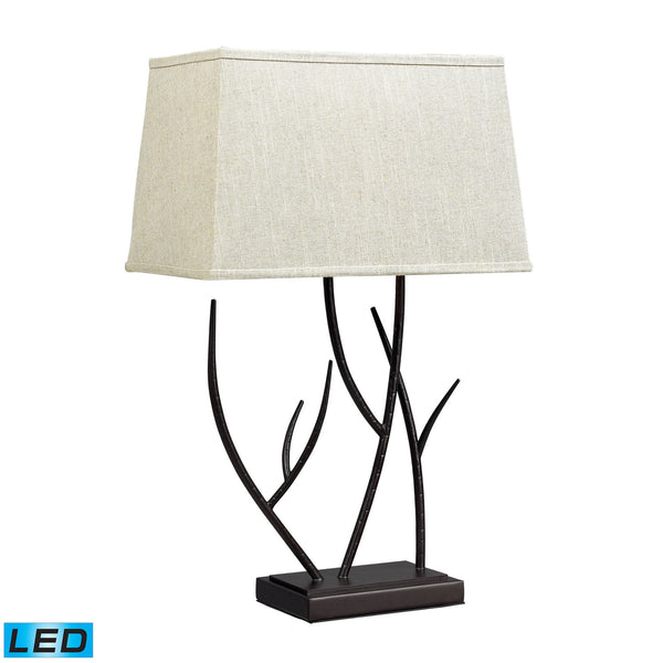 Dimond Lighting Winter Harbour Hammered Iron Table Lamp Table Lamps, Dimond Lighting, - Modish Store