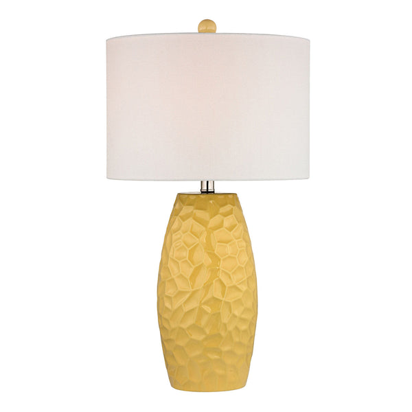 Dimond Lighting Sunshine Yellow Ceramic Table Lamp Table Lamps, Dimond Lighting, - Modish Store