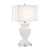 Dimond Lighting Ceramic Table Lamp in Gloss White And Crystal Table Lamps, Dimond Lighting, - Modish Store