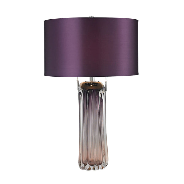 Dimond Lighting Ferrara Free Blown Glass Table Lamp - Purple Table Lamps, Dimond Lighting, - Modish Store