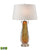 Dimond Lighting Modena Free Blown Glass Table Lamp - Amber/White | Modishstore | Table Lamps