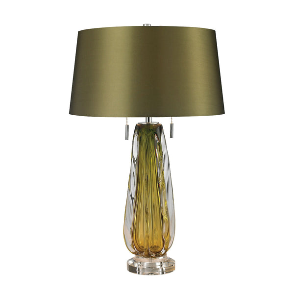 Dimond Lighting Modena Free Blown Glass Table Lamp - Green Table Lamps, Dimond Lighting, - Modish Store