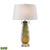 Dimond Lighting Modena Free Blown Glass Table Lamp - Green/White | Modishstore | Table Lamps