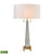 Dimond Lighting Bedford Solid Crystal Table Lamp in Aged Brass | Modishstore | Table Lamps