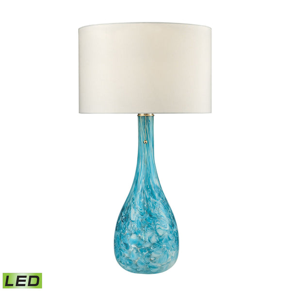 Dimond Lighting Mediterranean Blown Glass Table Lamp in Seafoam | Modishstore | Table Lamps