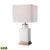 Dimond Lighting Small White Cube Lamp | Modishstore | Table Lamps