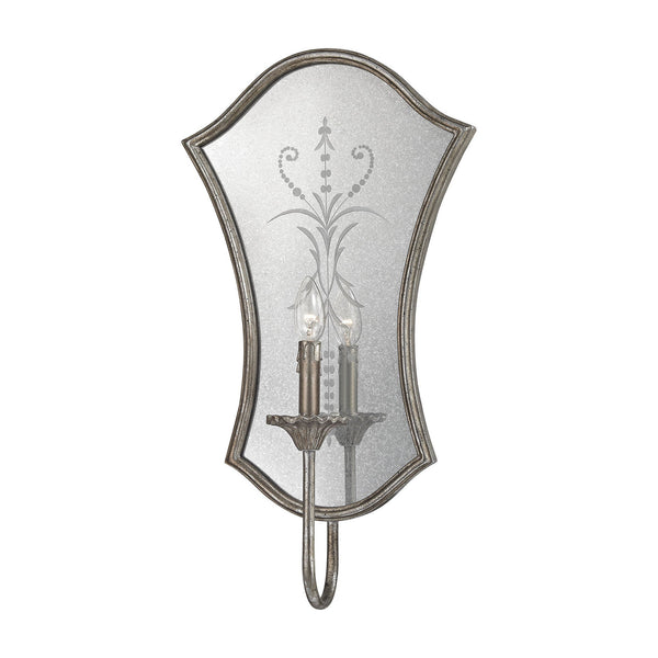 Dimond Lighting Gruyere 1 Light Wall Sconce In Antique Silver | Modishstore | Wall Lamps