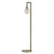 Dimond Lighting Antique Brass Floor Lamp With Clear Glass Shade | Modishstore | Floor Lamps