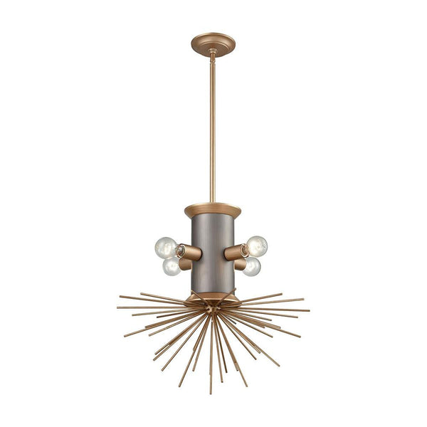 Dimond Lighting Lucy Spike Four Light Pendant | Modishstore | Pendant Lamps