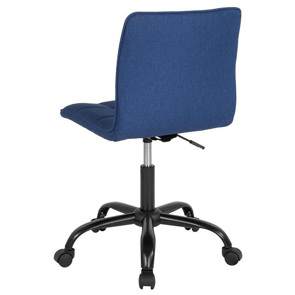 Sorrento Home And Office Task Chair In Blue Fabric By Flash Furniture | Office Chairs | Modishstore - 3