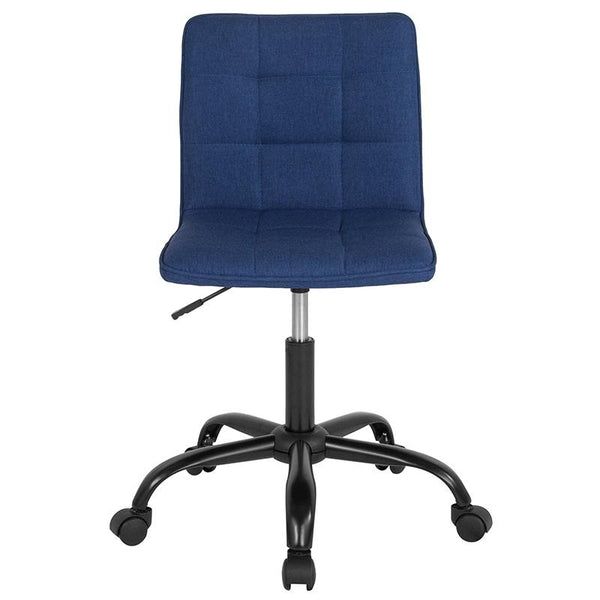 Sorrento Home And Office Task Chair In Blue Fabric By Flash Furniture | Office Chairs | Modishstore - 4