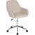 Cortana Home And Office Mid-Back Chair In Beige Fabric By Flash Furniture | Office Chairs | Modishstore