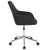Cortana Home And Office Mid-Back Chair In Black Fabric By Flash Furniture | Office Chairs | Modishstore - 2
