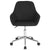 Cortana Home And Office Mid-Back Chair In Black Fabric By Flash Furniture | Office Chairs | Modishstore - 4