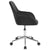 Cortana Home And Office Mid-Back Chair In Black Leathersoft By Flash Furniture | Office Chairs | Modishstore - 2