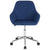 Cortana Home And Office Mid-Back Chair In Blue Fabric By Flash Furniture | Office Chairs | Modishstore - 4