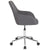 Cortana Home And Office Mid-Back Chair In Dark Gray Fabric By Flash Furniture | Office Chairs | Modishstore - 2