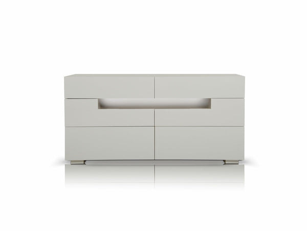 Vig Furniture Modrest Ceres - Modern LED White Lacquer Dresser | Modishstore | Dressers-2