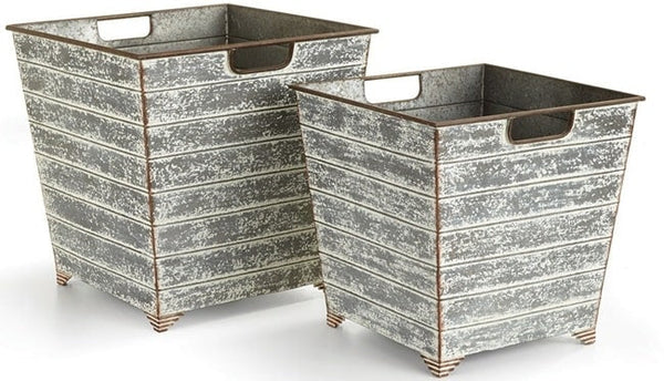 Galvi Planters “ Set of 2 by Napa Home & Garden
