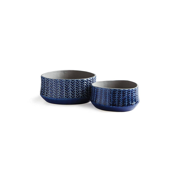 Frasier Low Pots-4 Pcs/Set of 2 by Napa Home & Garden
