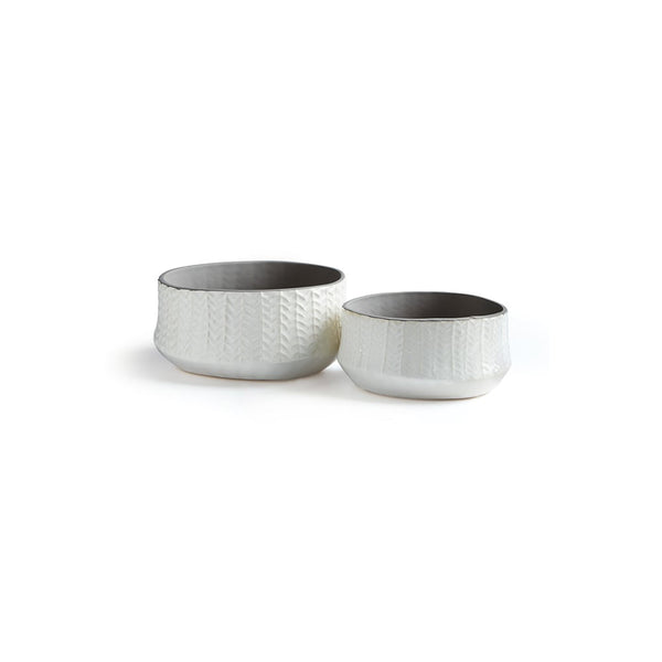 Frasier Low Pots-4 Pcs/Set of 2 by Napa Home & Garden