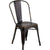 Commercial Grade Distressed Copper Metal Indoor-Outdoor Stackable Chair By Flash Furniture | Dining Chairs | Modishstore