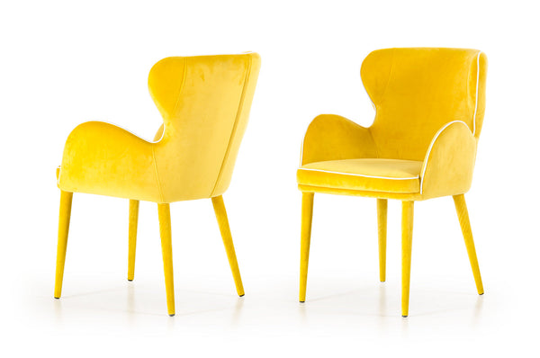 Vig Furniture Modrest Tigard Modern Fabric Dining Chair | Modishstore | Dining Chairs