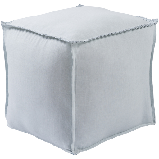 Surya Evelyn Cube Pouf - Solid - EVPF-001 | Poufs | Modishstore-2