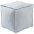 Surya Evelyn Cube Pouf - Solid - EVPF-001 | Poufs | Modishstore-2