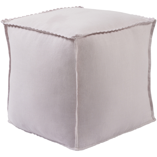 Surya Evelyn Cube Pouf - Solid - EVPF-001 | Poufs | Modishstore-3