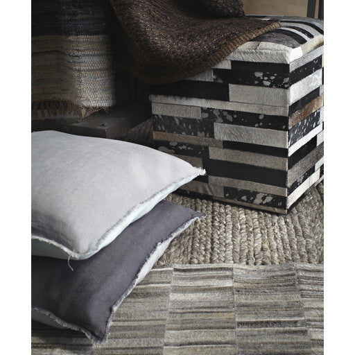 Surya Poufs Cube Pouf - Animal - POUF-240 | Poufs | Modishstore