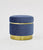 Vig Furniture Divani Casa Tenaya Modern Blue Velvet & Gold Ottoman | Modishstore | Ottomans