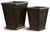 Fibreclay Lombard Planters “ Set of 2 by Napa Home & Garden