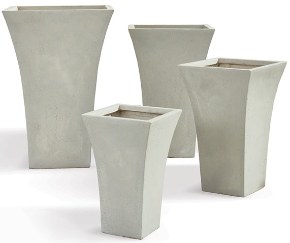 Fibreclay Westwood Tapered Pots “ Set of 4 by Napa Home & Garden