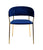 Vig Furniture Modrest Brandy Modern Blue Fabric Dining Chair (Set of 2)