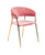 Vig Furniture Modrest Brandy Modern Blue Fabric Dining Chair (Set of 2)