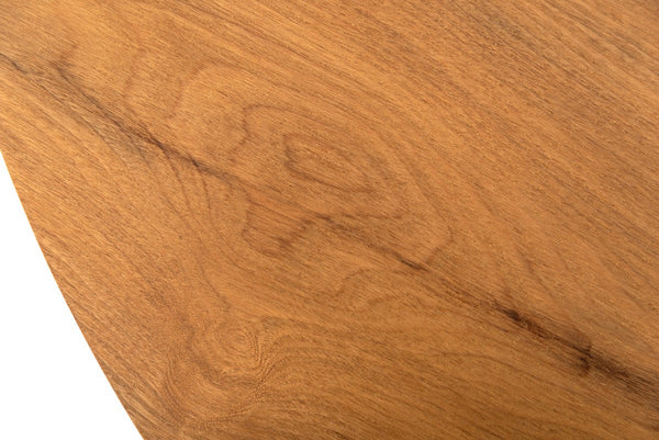Vig Furniture Modrest Holly Modern Ash & Gold Round Dining Table | Modishstore | Dining Tables-7