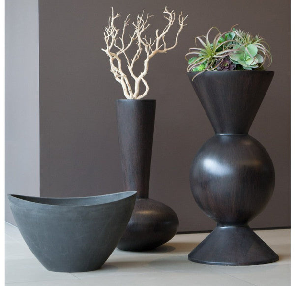 Fiberglass Flask-Gold Leaf Design Group | Planters, Troughs & Cachepots | Modishstore-6
