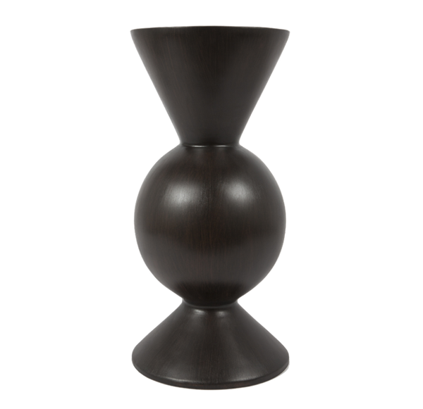 Fiberglass Geo Tri- Gold Leaf Design Group | Planters, Troughs & Cachepots | Modishstore