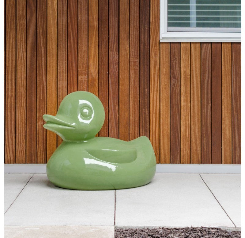 Gold Leaf Design Group Fiberglass Duck, Large | Sculptures | Modishstore-10