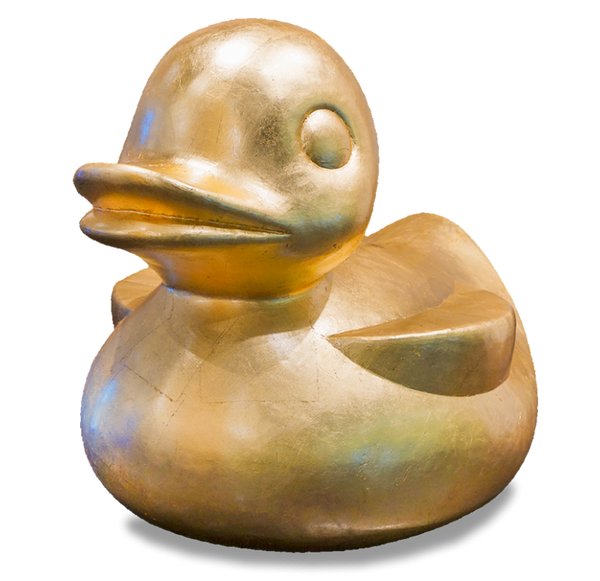 Gold Leaf Design Group Fiberglass Duck | Sculptures | Modishstore