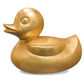 Gold Leaf Design Group Fiberglass Duck | Sculptures | Modishstore-3