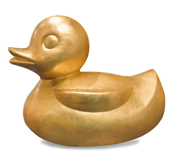 Gold Leaf Design Group Fiberglass Duck | Sculptures | Modishstore-3